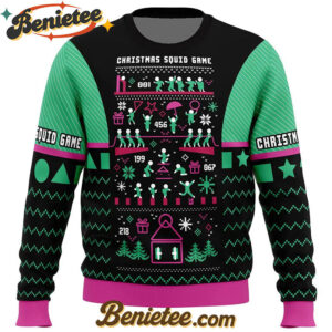 Christmas Squid Game Ugly Christmas Sweater
