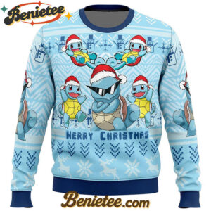 Christmas Squirtle Pokemon Ugly Christmas Sweater