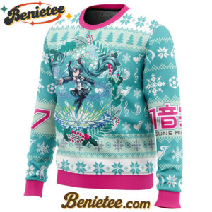 Christmas Symphony Hatsune Miku Ugly Christmas Sweater