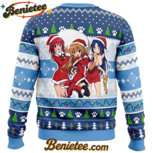 Christmas Taiga, Minori and Ami Toradora Ugly Christmas Sweater
