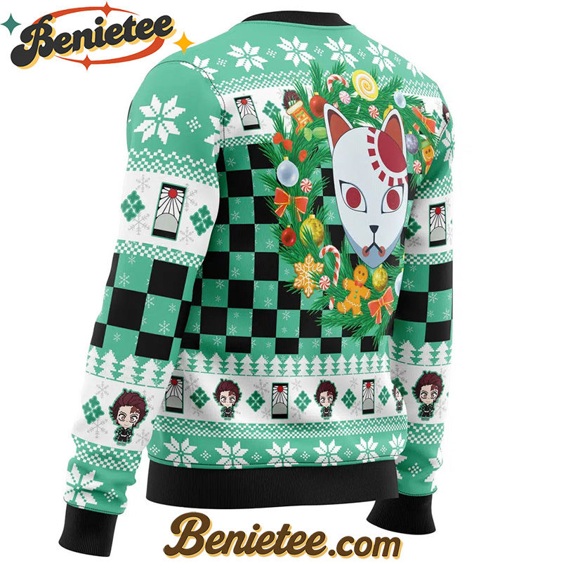 Christmas Tanjiro Kamado Demon Slayer Ugly Christmas Sweater