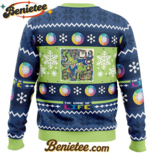 Christmas The Game of Life Board Games Ugly Christmas Sweater