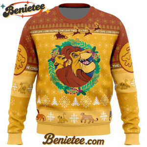 Christmas The Lion King Ugly Christmas Sweater