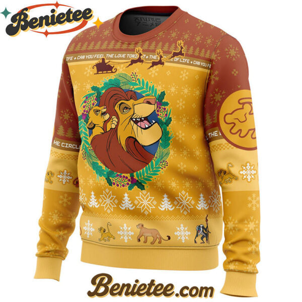 Christmas The Lion King Ugly Christmas Sweater