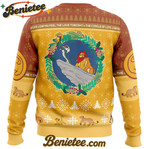 Christmas The Lion King Ugly Christmas Sweater
