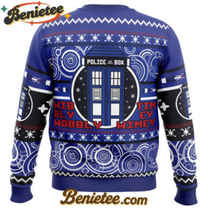 Christmas Through Time And Space Doctor Who Ugly Christmas Sweater