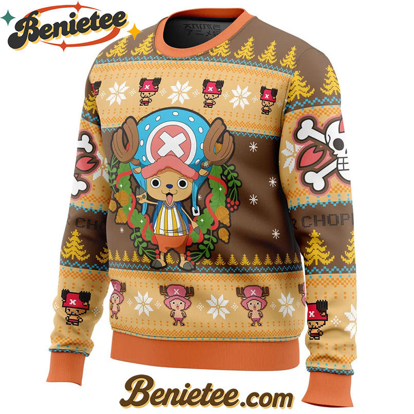 Christmas Tony Chopper One Piece Ugly Christmas Sweater