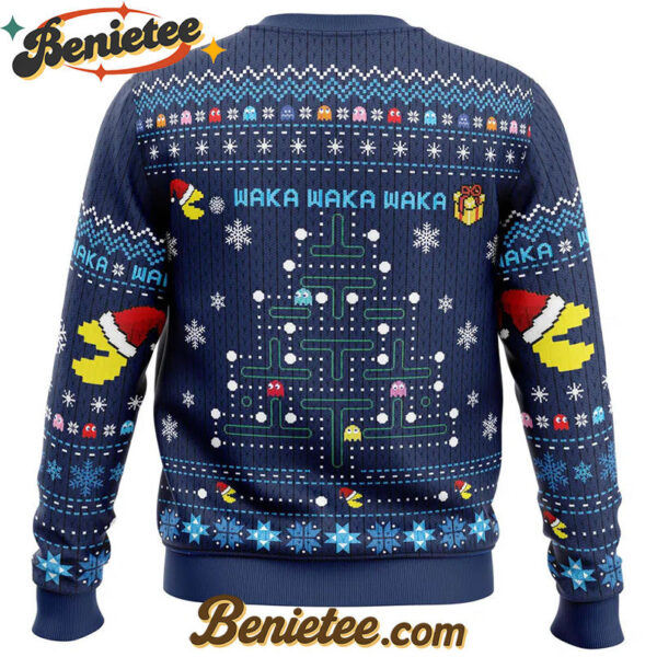 Christmas Tree Pac-Man Christmas Sweater