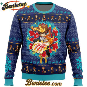 Christmas Tsunayoshi Sawada Kateyo Hitman Reborn Ugly Christmas Sweater