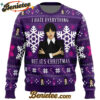 Christmas Wednesday Adams Family Ugly Christmas Sweater