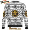 Christmas White Ranger Power Rangers Ugly Christmas Sweater