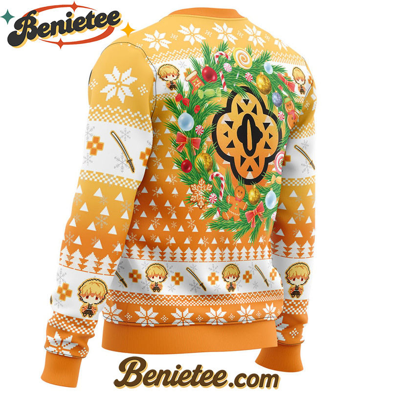 Christmas Zenitsu Agatsuma Demon Slayer Ugly Christmas Sweater