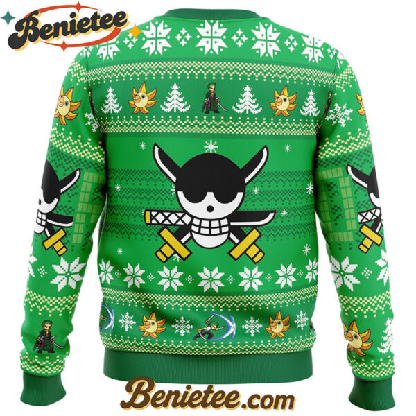 Christmas Zoro One Piece Ugly Christmas Sweater