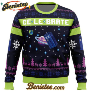 Christmas in Gallifrey Doctor Who Ugly Christmas Sweater