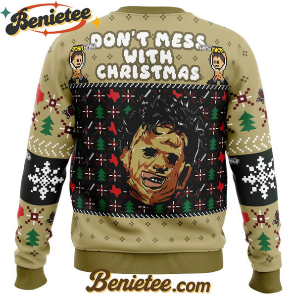 Christmas in Texas Leatherface Ugly Christmas Sweater