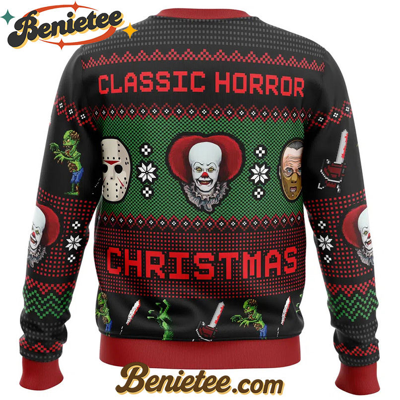 Classic Horror Christmas Ugly Christmas Sweater