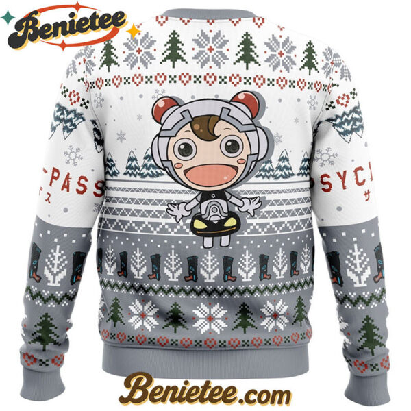 Clean Town Clean People Psycho-Pass Ugly Christmas Sweater