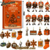 Cleveland Browns 79th Anniversary Advent Calendar, Christmas Countdown Advent Calendar Gift Box with 24 Acrylic Ornaments
