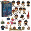 Cleveland Guardians Advent Calendar 2025 125TH ANNIVERSARY Christmas Gift, Christmas Idea, Christmas Countdown Advent Calendar Gift Box with 24 Acrylic Ornaments