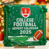 College Football Mascot Advent Calendar 2025, Christmas Countdown Advent Calendar Gift Box with 24 Acrylic Ornaments
