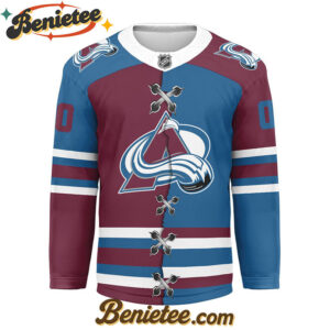 Colorado Avalanche - Premium NHL Personalized Split Color Hockey Jersey