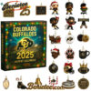 Colorado Buffaloes football Advent Calendar 2025, Christmas Countdown Advent Calendar Gift Box with 24 Acrylic Ornaments