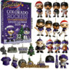 Colorado Rockies Advent Calendar 2025 32TH ANNIVERSARY Christmas Gift, Christmas Idea, Christmas Countdown Advent Calendar Gift Box with 24 Acrylic Ornaments