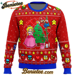 Come and See the Christmas Tree Mario Bros Ugly Christmas Sweater