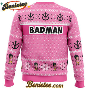 Compliment Vegeta Badman Dragon Ball Z Ugly Christmas Sweater