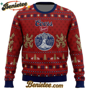 Coors Banquet Ugly Christmas Sweater