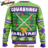 Cowabunga Donatello Christmas Teenage Mutant Ninja Turtles Ugly Christmas Sweater