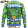 Cowabunga Leonardo Christmas Teenage Mutant Ninja Turtles Ugly Christmas Sweater