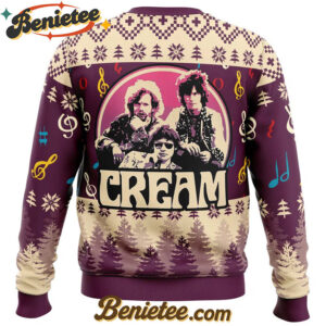 Cream Band Ugly Christmas Sweater