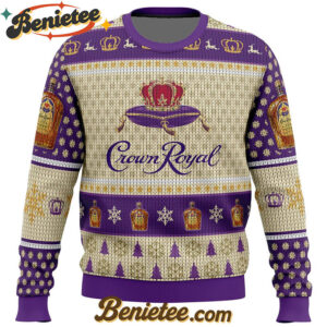 Crown Royal Whiskey Ugly Christmas Sweater