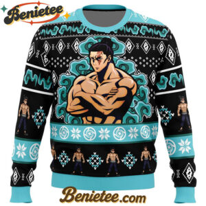 Cursed Energy Aoi Todo Jujutsu Kaisen Ugly Christmas Sweater