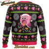 Cute Pink Hungry Kirby's Dream Land Ugly Christmas Sweater