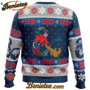 D-20 Dungeons & Dragons Ugly Christmas Sweater