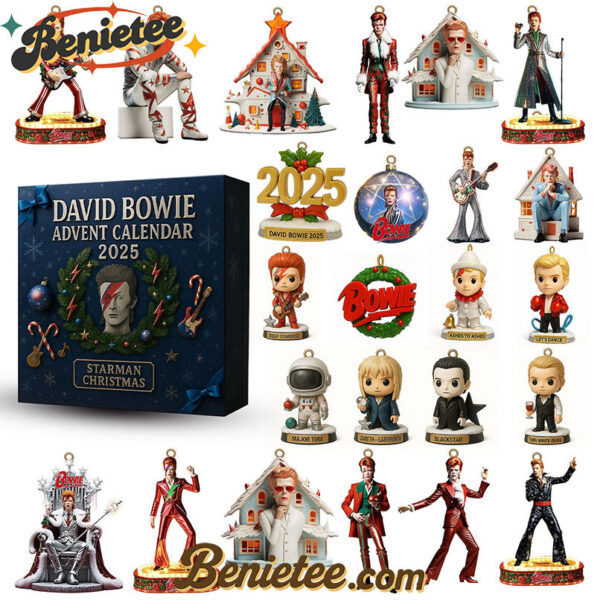 DVB ADVENT CALENDAR 2025 LNTH, Christmas Countdown Advent Calendar Gift Box with 24 Acrylic Ornaments