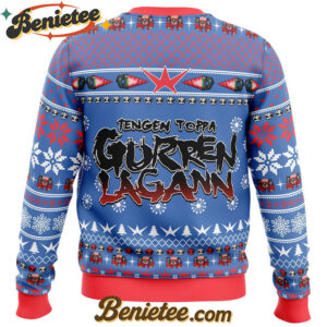 Dai-Gurren Tengen Toppa Gurren Lagann Ugly Christmas Sweater