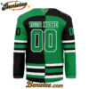 Dallas Stars - Premium NHL Personalized Split Color Hockey Jersey