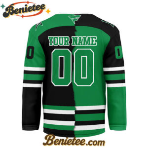 Dallas Stars - Premium NHL Personalized Split Color Hockey Jersey