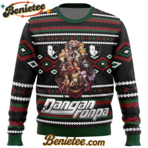 Danganronpa Alt Ugly Christmas Sweater
