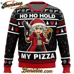 Dante Pizza Devil May Cry Ugly Christmas Sweater