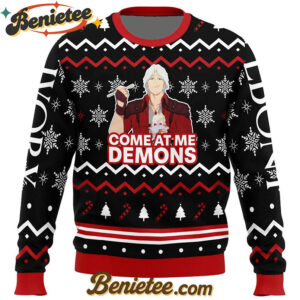 Dante The Animated Series Devil May Cry Ugly Christmas Sweater