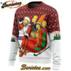 Dashing Through the Snow The Simpsons Ugly Christmas Sweater