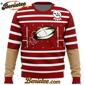 David King Rugby Shirt Dead by Daylight Ugly Christmas Sweater