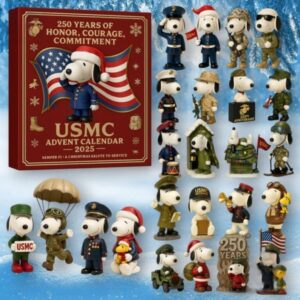 Snoopy USMC 250th Anniversary Advent Calendar