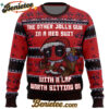 Deadpool Jolly Red Guy Ugly Christmas Sweater