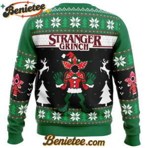 Demogorgon Stranger Grinch Stranger Things Ugly Christmas Sweater