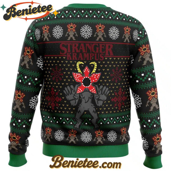 Demogorgon Stranger Krampus Stranger Things Ugly Christmas Sweater